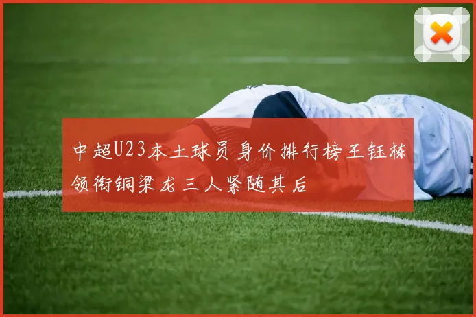 中超U23本土球员身价排行榜王钰栋领衔铜梁龙三人紧随其后